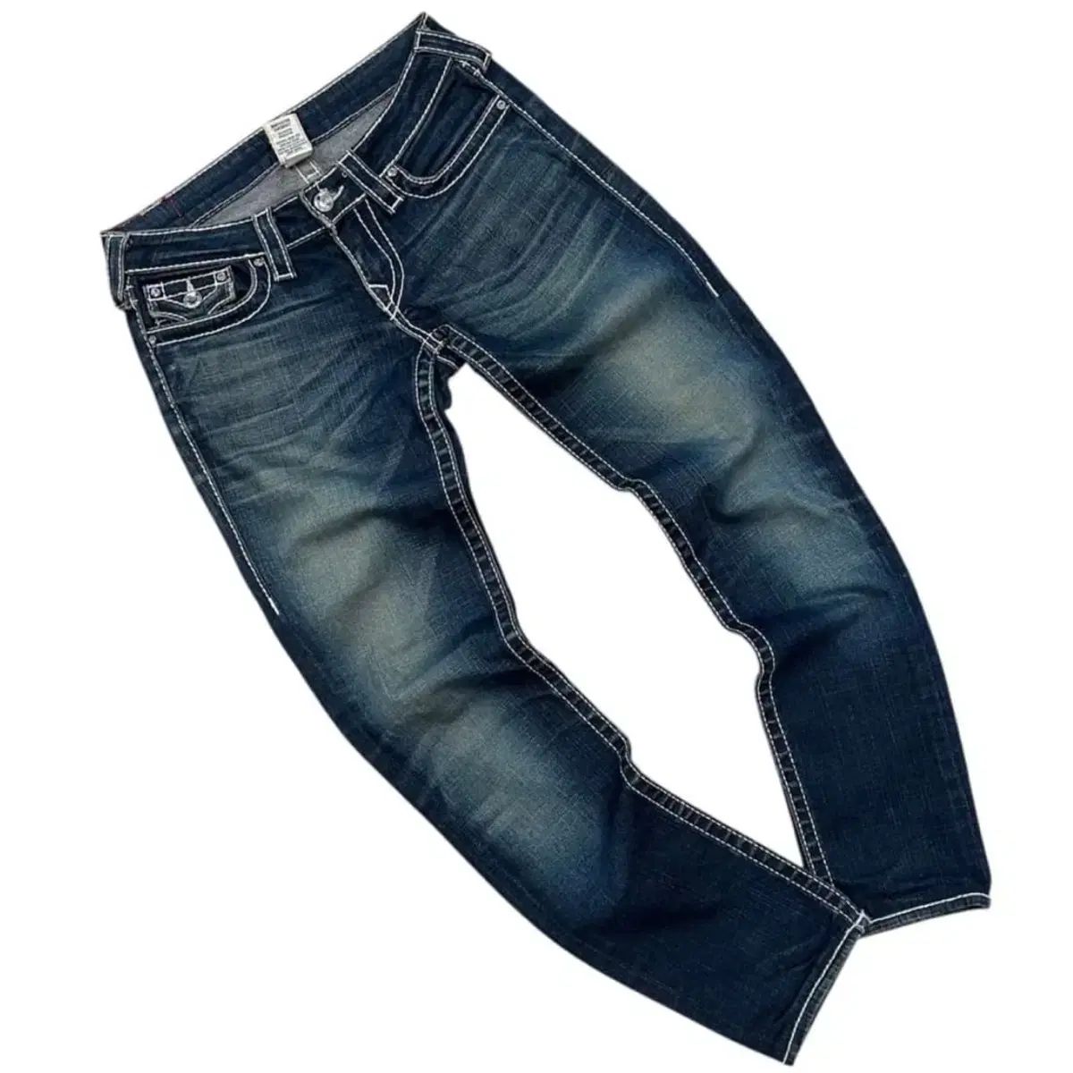 トゥルーレリジョン スワロフスキー ディスコ ジュリー ビッグT デニム 27