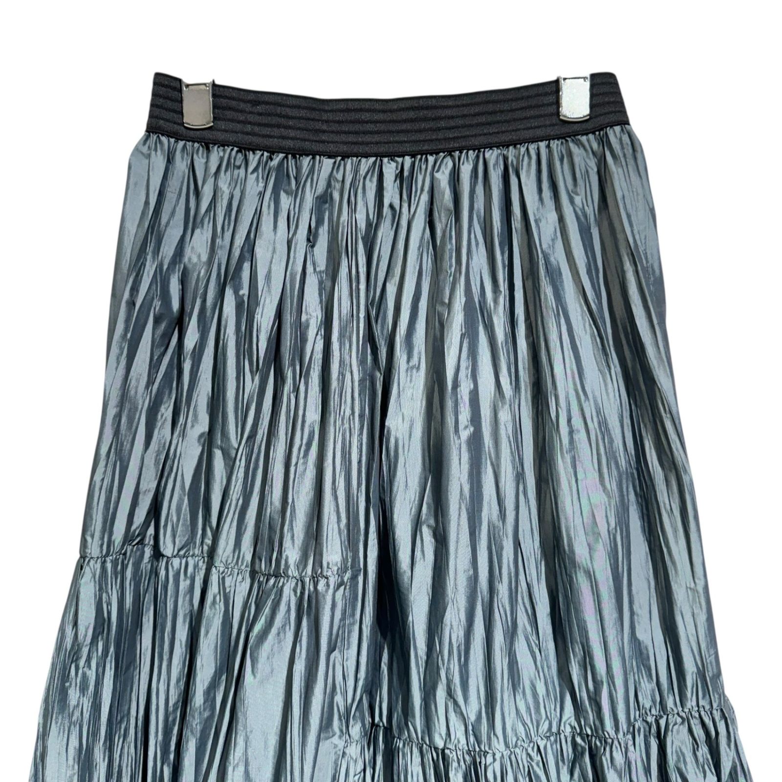 NOBLE ノーブル 18060240707020 タイトタフタランダムプリーツスカート レディース ブルー 36