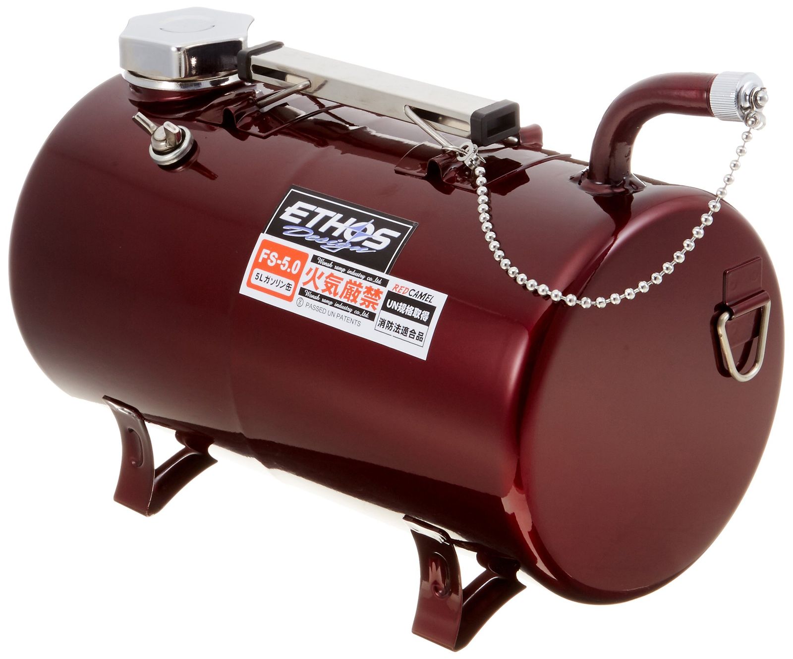FS-5.0 5.0リットル ガソリン携行缶 CAMEL FS5.0 RED Design エトスデザイン ETHOS