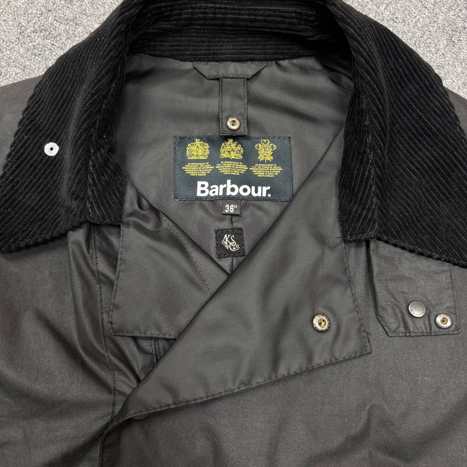 Barbour × KAPTAIN SUNSHINE 21AW オイルドコート ステンカラーコート 