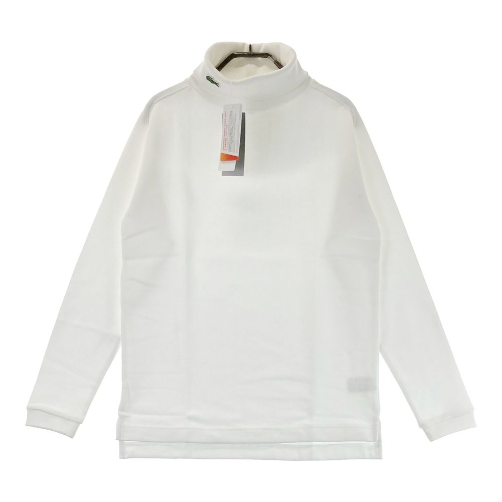 サイズ 2 BEAMS GOLF ビームスゴルフ ×LACOSTE タートルネック 長袖Tシャツ ワッペン ホワイト系 240101549101 ゴルフウェア メンズ ストスト