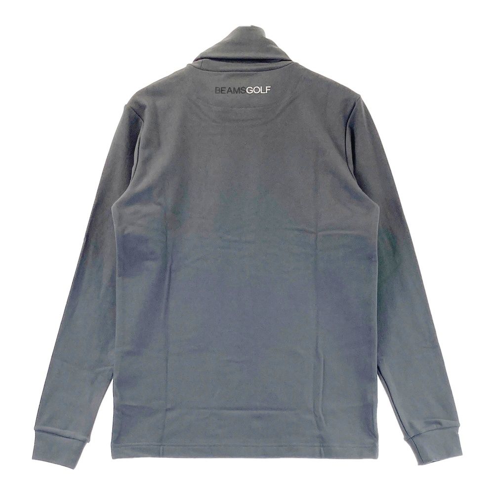 サイズ S BEAMS GOLF ビームスゴルフ タートルネック 長袖Tシャツ ワッペン グレー系 240101549103 ゴルフウェア メンズ ストスト