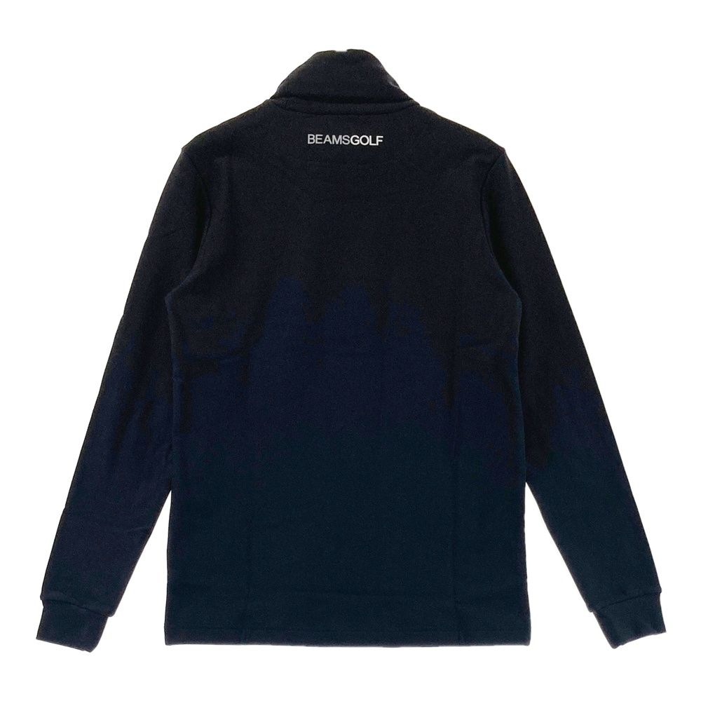 サイズ S BEAMS GOLF ビームスゴルフ タートルネック 長袖Tシャツ ワッペン ブラック系 240101549104 ゴルフウェア メンズ ストスト