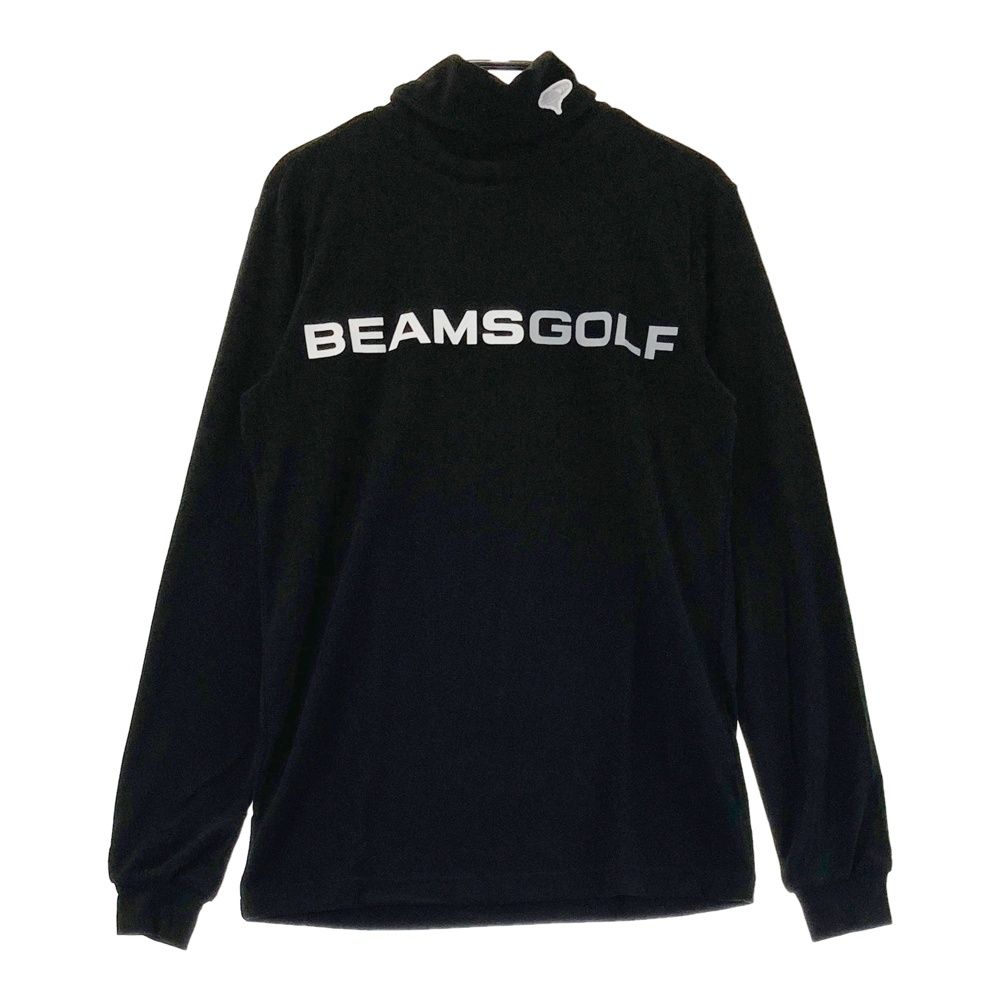サイズ S BEAMS GOLF ビームスゴルフ タートルネック 長袖Tシャツ ワッペン ブラック系 240101549106 ゴルフウェア メンズ ストスト