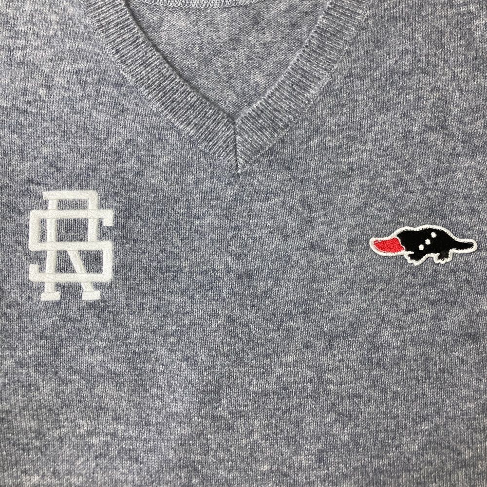 サイズ S ROUGH-SWELL ラフアンドスウェル ニットセーター カシミヤ グレー系 240101549129 ゴルフウェア メンズ ストスト LLC-HASEGAWATOSO_COM