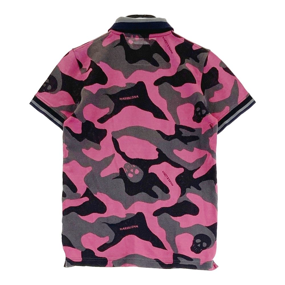 サイズ：S MARK&LONA マークアンドロナ 半袖ポロシャツ 迷彩 カモフラ