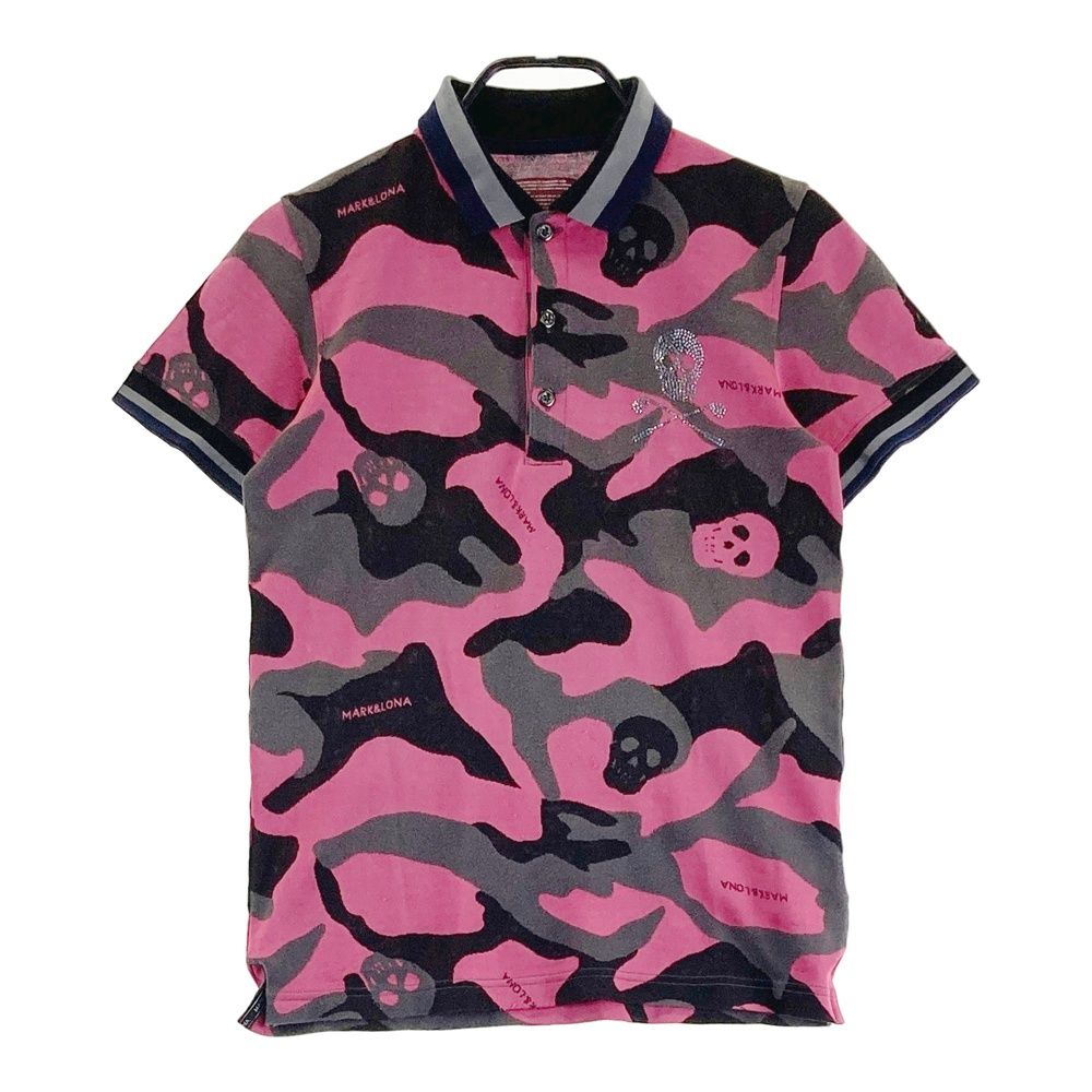 サイズ：S MARK&LONA マークアンドロナ 半袖ポロシャツ 迷彩 カモフラ