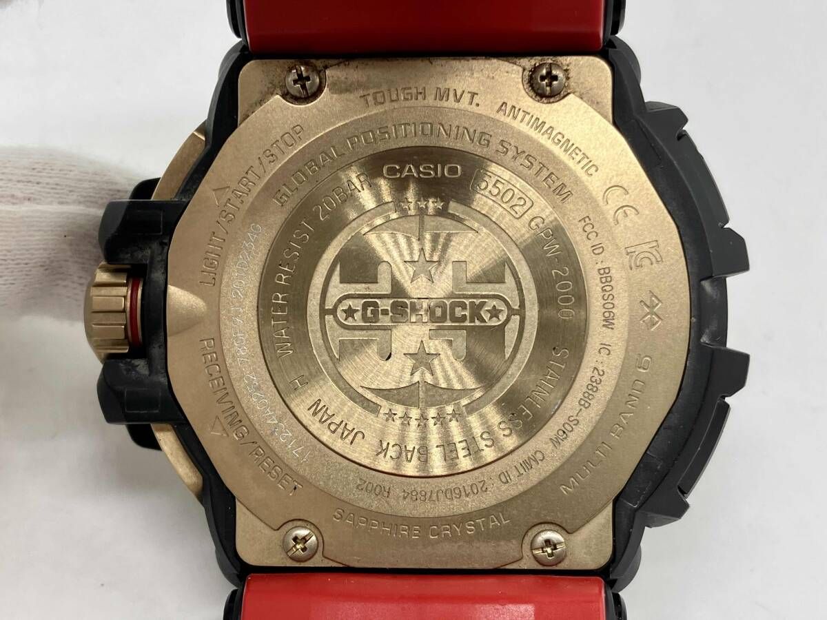  CASIO カシオ G SHOCK ジーショック GPW 2000 35周年モデル GPSソーラー 腕時計(クォーツ) 腕時計(アナログ)