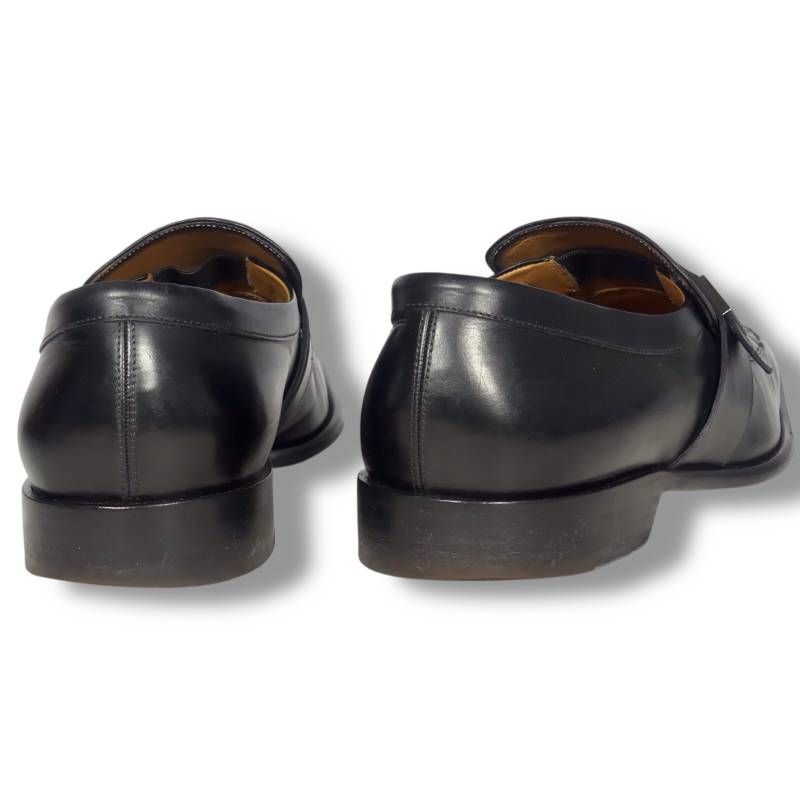 LOUIS VUITTON ルイヴィトン ダミエ柄 ローファー 27 イタリア製 8.5 本革 黒 ブラック ビジネスシューズ レザー メンズ ローファーサイズ27 cm一覧 SEULB屋着古 HS 363