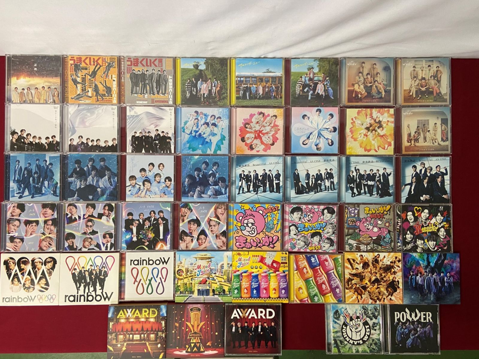 CD】 WEST. ジャニーズWEST シングル アルバム 45枚 セット 初回 