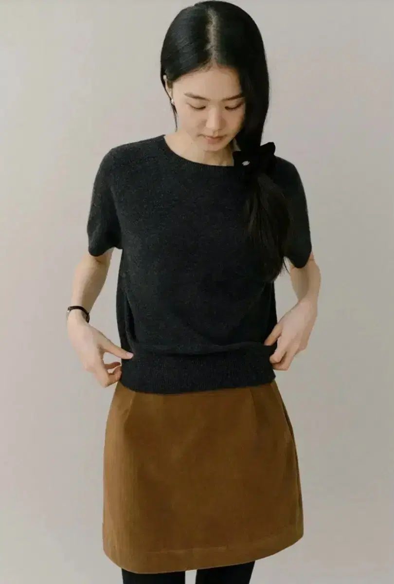 ベニュエ コテージ スカート キャメル S