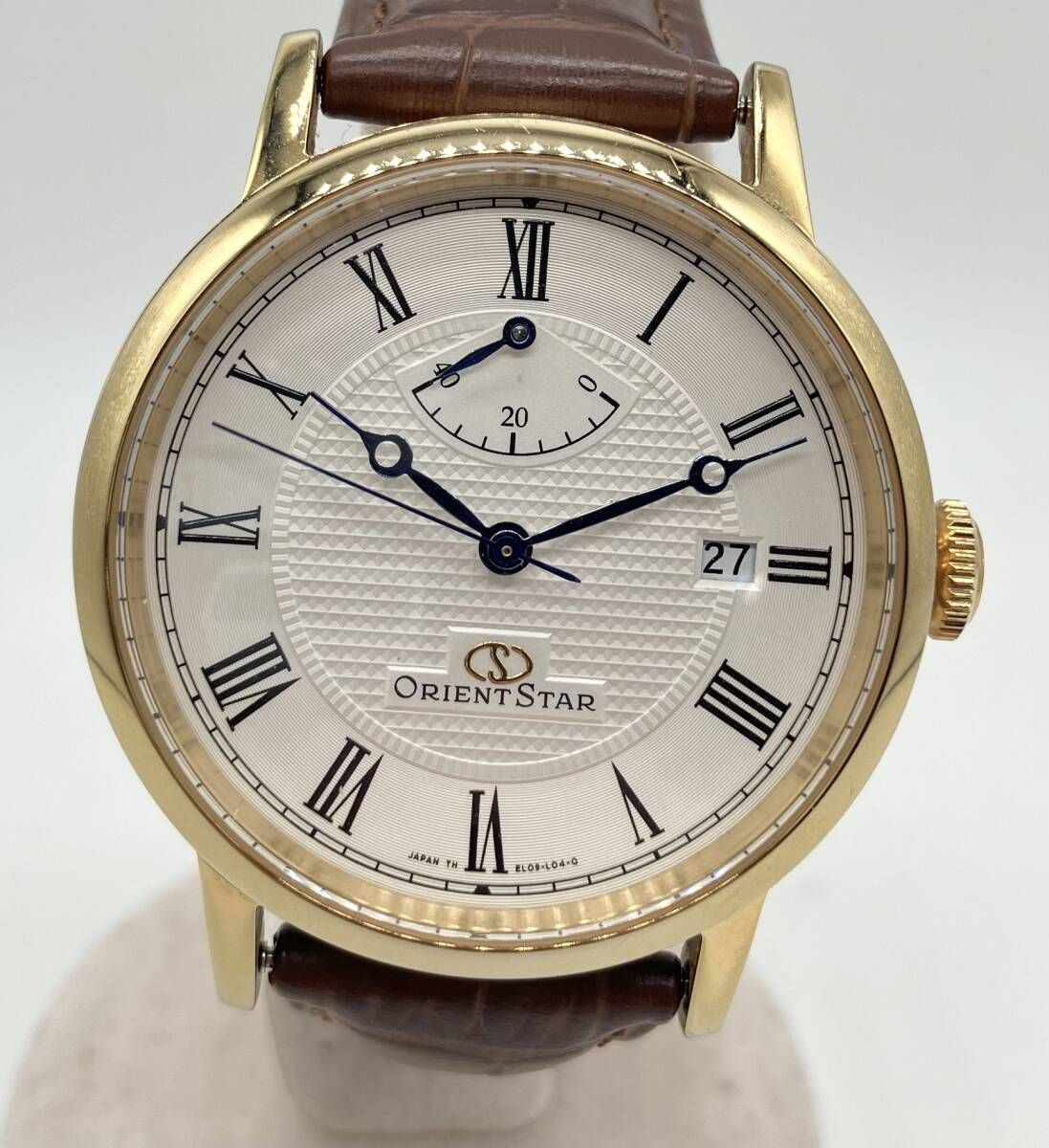 ORIENTSTAR EL09-A0 自動巻 時計 オリエントスター 腕時計 アナログ 白文字盤 デイト 品物のみ