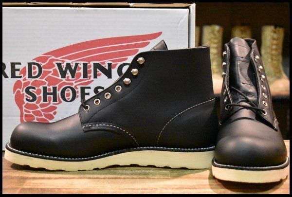 10D ♥ 犬タグ復刻 18年 レッドウィング 8165 アイリッシュセッター 黒 ブラッククローム 編み上げ ブーツ redwing HOPESMORE GP190