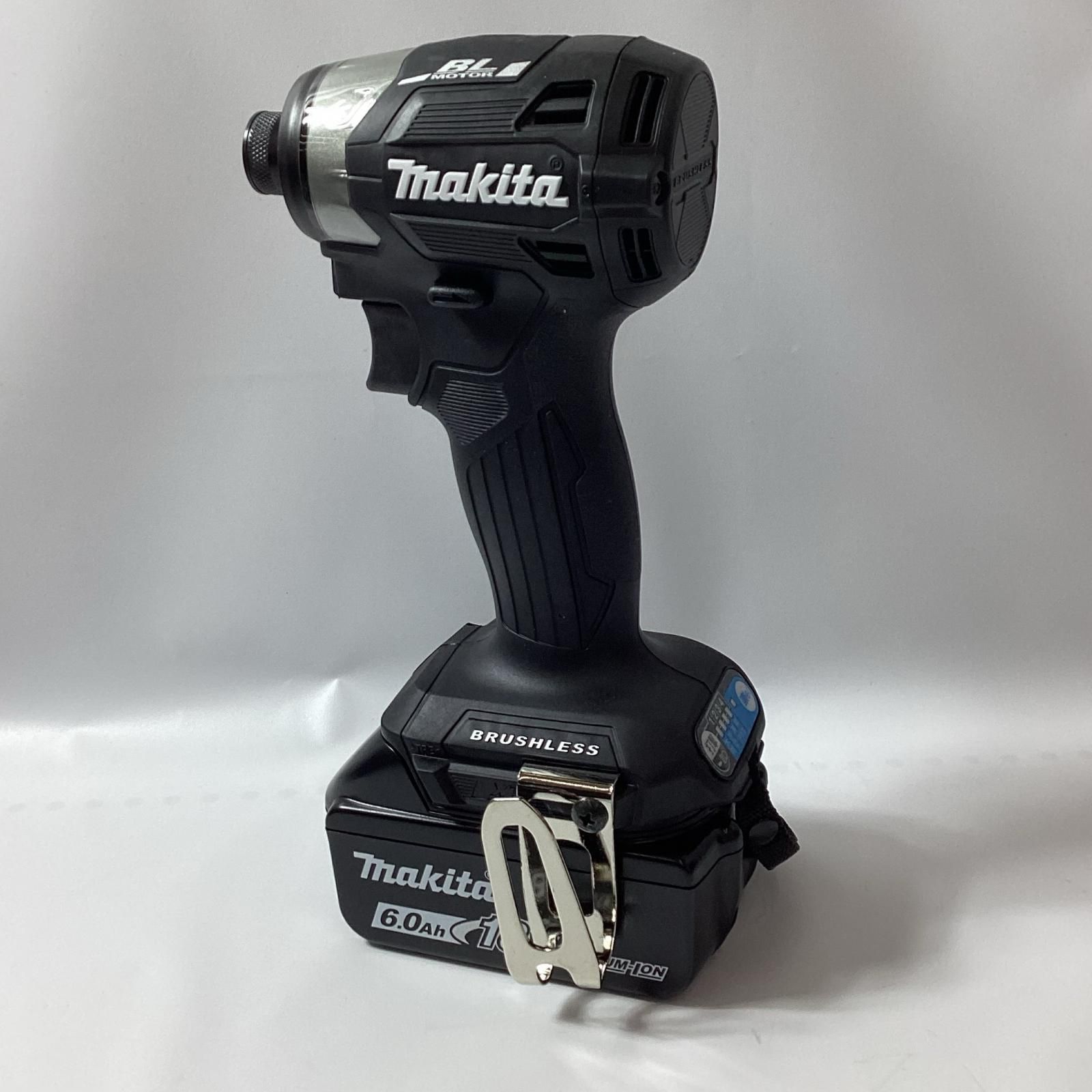 MAKITA マキタ インパクトドライバ TD173DRGXB ブラック 充電器 充電池2個 ケース付