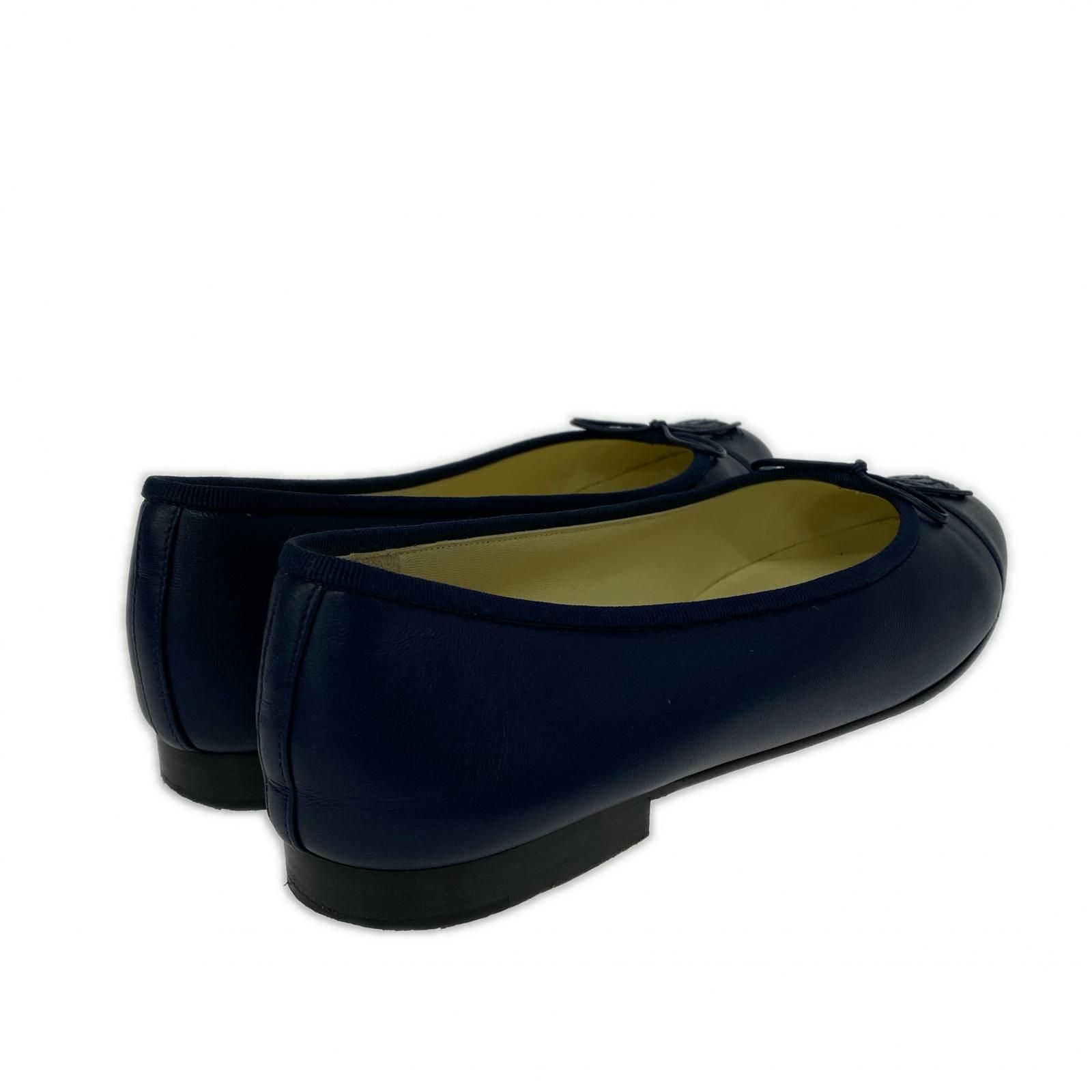 CHANEL ﾊﾟﾝﾌﾟｽ 39.5 ﾈｲﾋﾞｰ