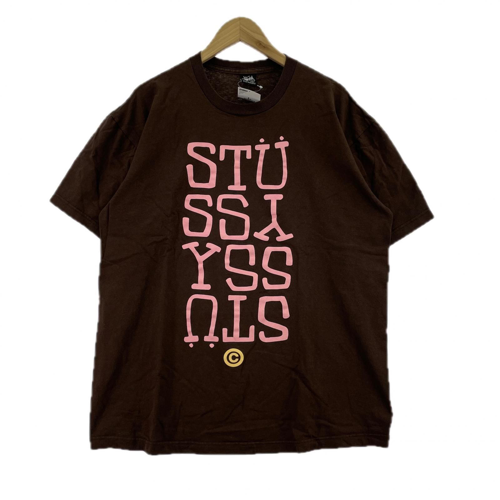STUSSY 00 SSTEE XL ﾌﾞﾗｳﾝ