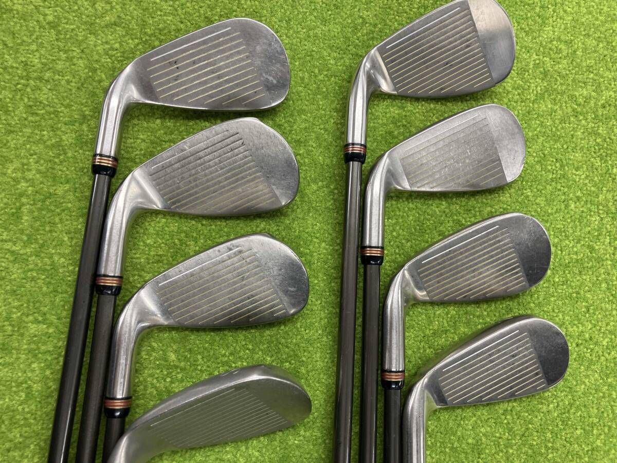 プロギアPRGR TR-X 505 アイアン8本セット 5.6.7.8.9.P.A.S