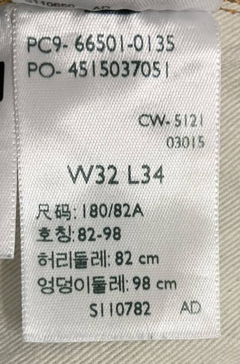  LEVI S リーバイス PC 9-66501-0135 501 XX 1966復刻モデル 濃紺 ジーンズ サイズW 32 L 34 ブルー その他 小物