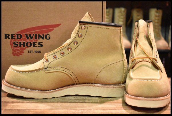 7.5E ♥ 犬タグ復刻 18年 レッドウィング 8173 スエード アイリッシュセッター ラフアウト 編み上げ ブーツ redwing HOPESMORE GP191