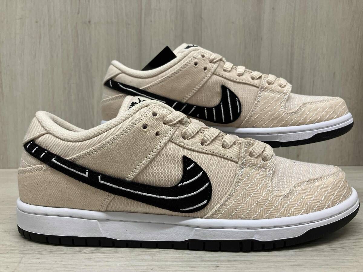 Albino & Preto × Nike SB Dunk Low Pro QS Pearl White FD2627-200 