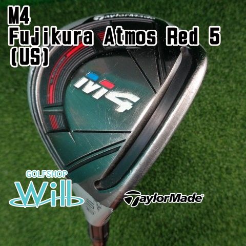フェアウェイウッド テーラーメイド M4 Fujikura Atmos Red 5 US R 18 9614