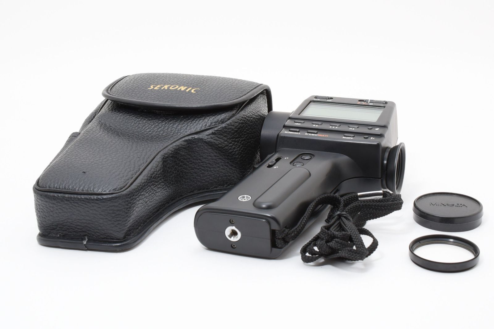 SEKONIC L-778 Dual Spot F 露出計 デジタルスポットメーター 動作良好 ケース キャップ ストラップ付 セコニック L778 測光器