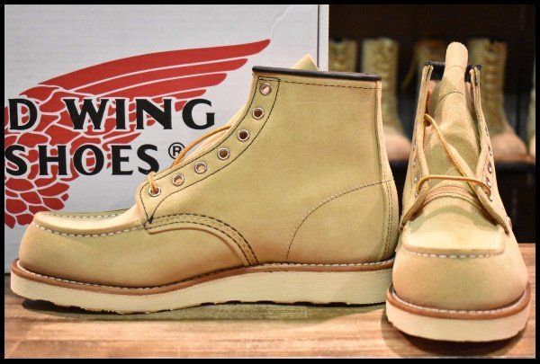 8E 犬タグ復刻 19年 レッドウィング 8173 スエード アイリッシュセッター ラフアウト モックトゥ ブーツ redwing HOPESMORE GP192