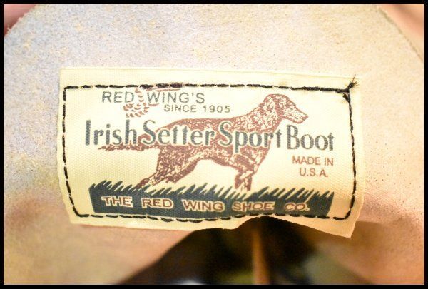  8 E ♥ 犬タグ復刻 19年 レッドウィング 8173 スエード アイリッシュセッター ラフアウト モックトゥ ブーツ redwing GP 192 ワークブーツ ブーツ 革靴