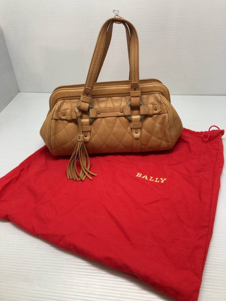 BALLY バリー ROSALYN ハンドバッグ 保存袋あり イタリア製 ブラウン系 通年
