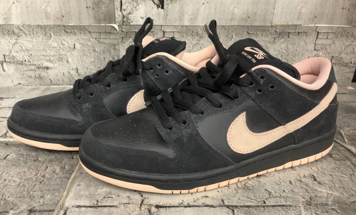 NIKEナイキ スニーカー BQ 6817-003 SB DUNK LOW PRO WASHED CORAL サイズ28 ブラック