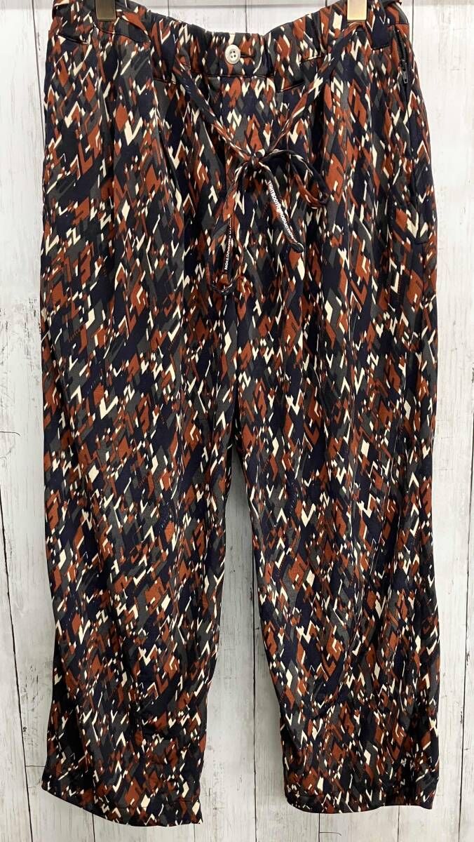TIGHTBOOTH ロングパンツ タイトブース 総柄 幾何学模様 ポリエステル サイズM