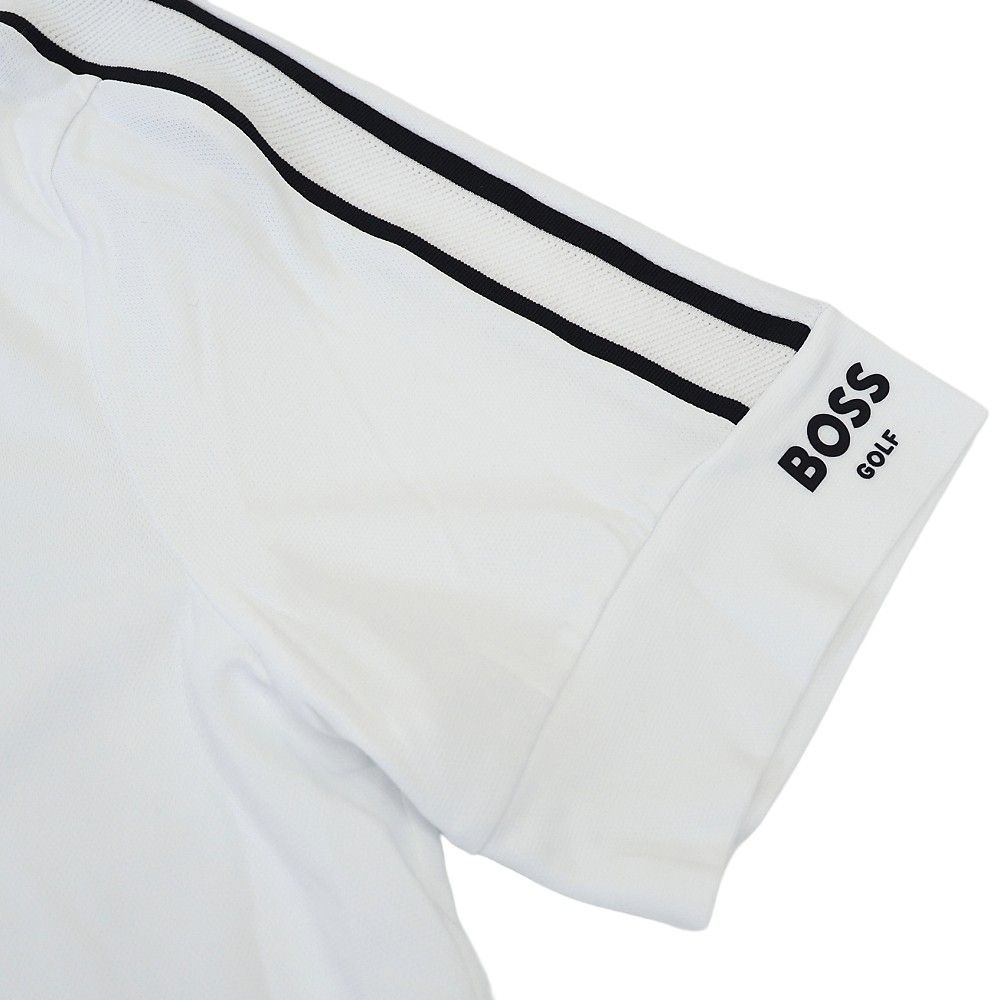 BOSS GOLF モックネック S S シャツ サイズ L ホワイト ゴルフウエア ヒューゴボス メンズ 5F1 J06312 KOV01 LLC-HASEGAWATOSO_COM