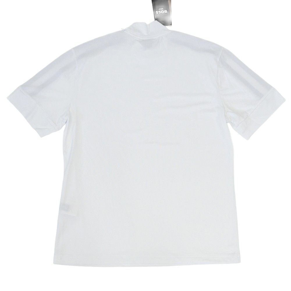 BOSS GOLF モックネック S S シャツ サイズ L ホワイト ゴルフウエア ヒューゴボス メンズ 5F1 J06312 KOV01