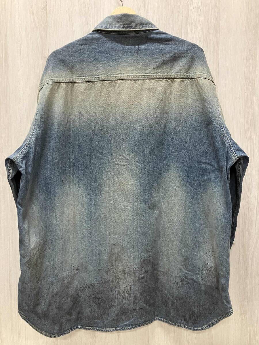 UNIFORM EXPERIMENT ユニフォームエクスペリメント 長袖シャツUE-242041 3サイズ インディゴ インナー