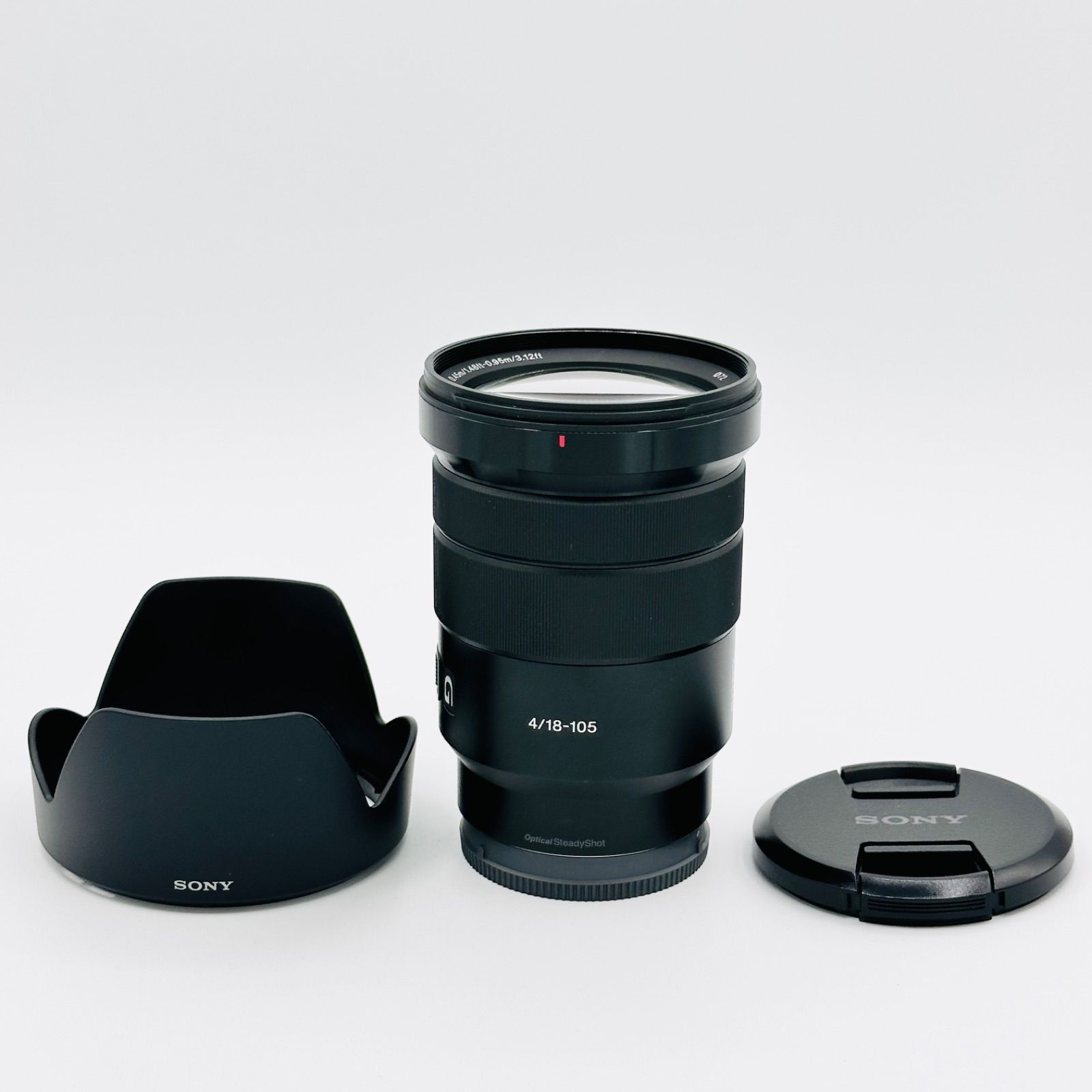 SONY ソニー 標準ズームレンズ APS-C E PZ 18-105mm F4 G OSS Gレンズ デジタル一眼カメラα Eマウント 用 純正レンズ SELP18105G