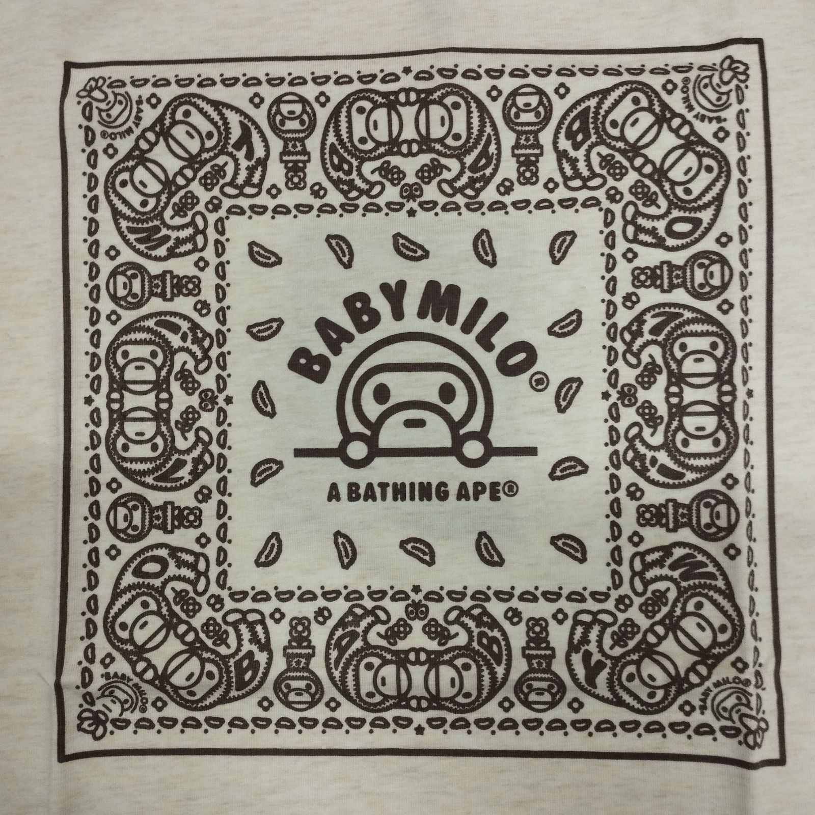 D 22479 Tシャツ BABY MILO BANDANA TEE - IVORY 110