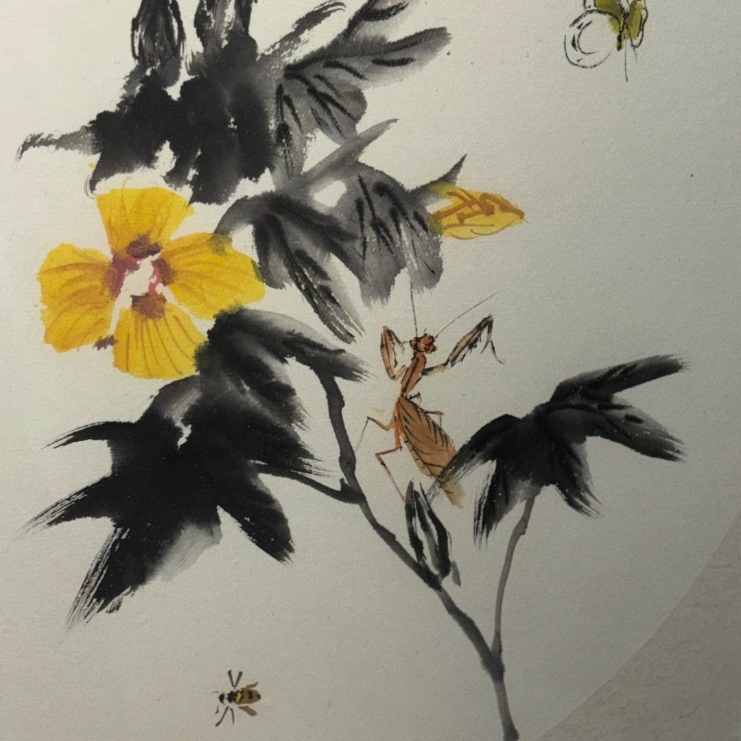 西 峰 筆 絹本水墨山水画 肉筆 軸先木製 真作】□雪舟等楊□富士山水図