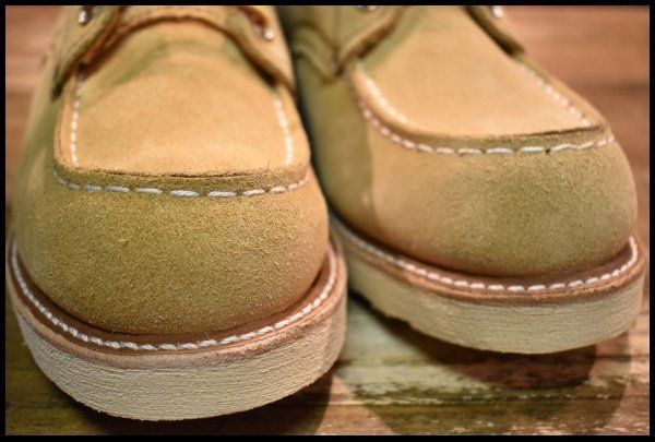 8.5 E ♥ 犬タグ復刻 18年 レッドウィング 8173 スエード アイリッシュセッター ラフアウト モックトゥ ブーツ GP 193