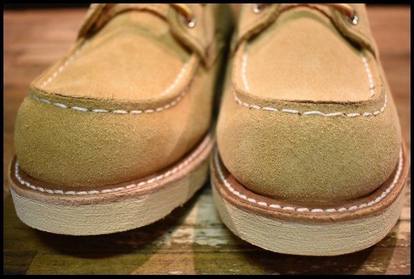 8.5 E ♥ 犬タグ復刻 18年 レッドウィング 8173 スエード アイリッシュセッター ラフアウト モックトゥ ブーツ GP 193