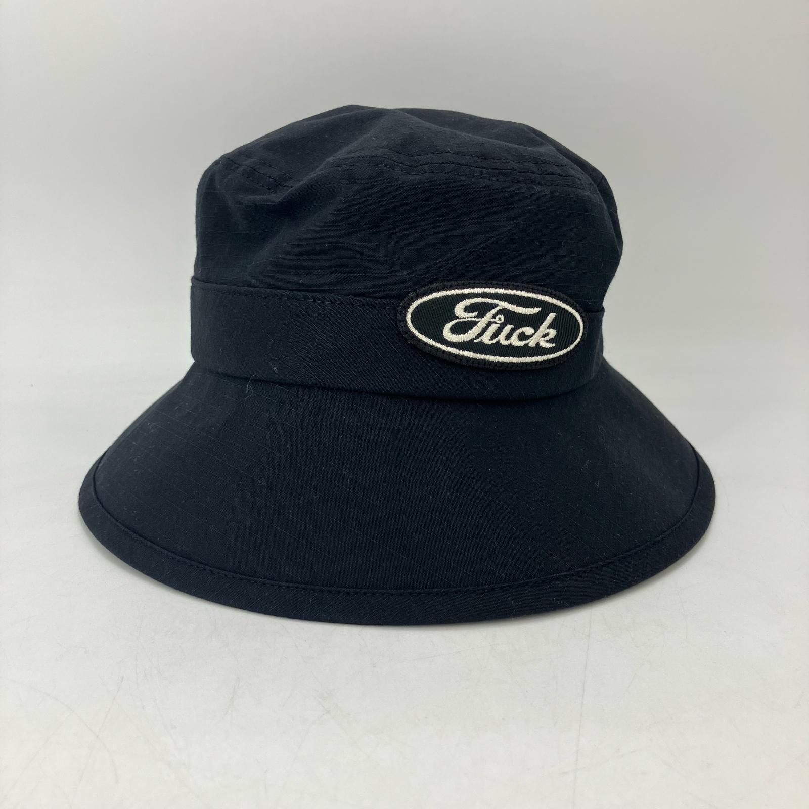 GLAMOUR ヒステリックグラマー ハット F Kワッペン アドベンチャーハット ブラック 118