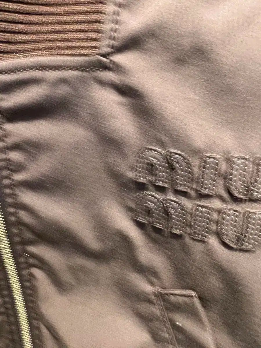 40 ミュウミュウ パナマ ブルゾン ブルゾン ジャケット ブラウン レディース