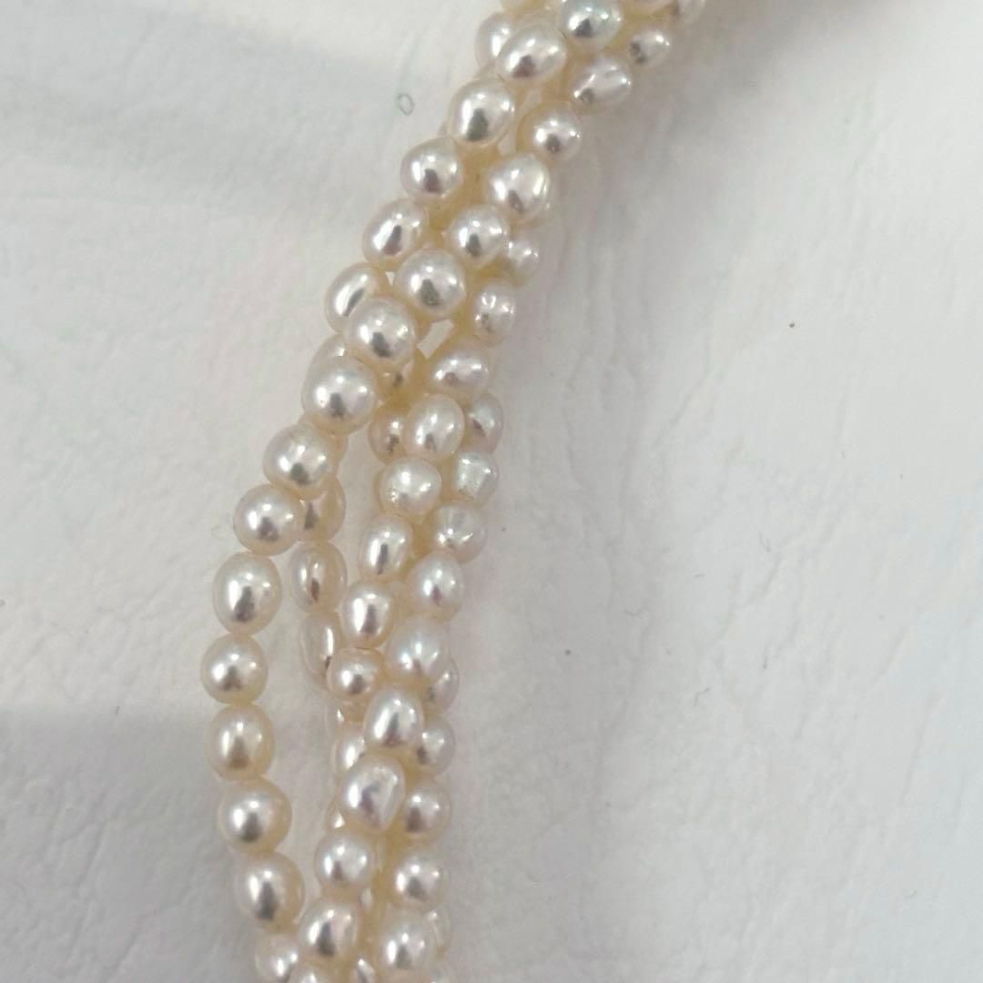 429【タサキ】K18 5連 パール ネックレス - メルカリ