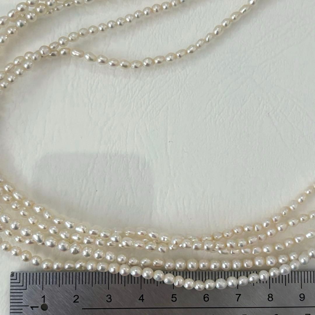 429【タサキ】K18 5連 パール ネックレス - メルカリ