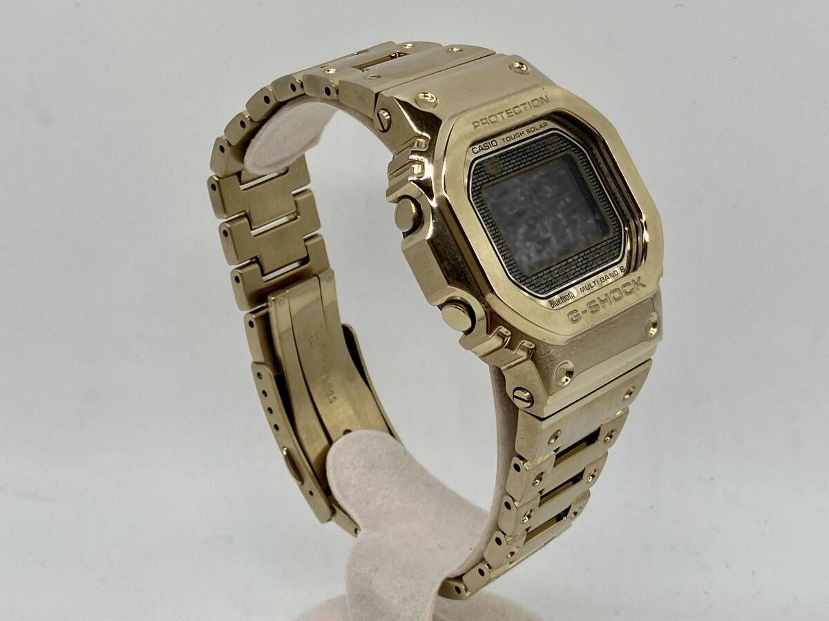  CASIO カシオ G SHOCK ジーショック GMW B 5000 GD 9 JF フルメタル ゴールド 電波ソーラー 腕時計(クォーツ) 腕時計(アナログ)