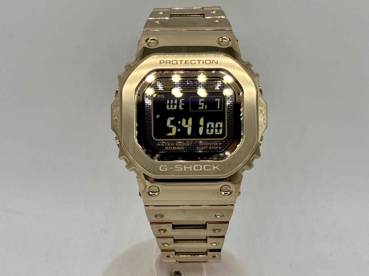 CASIO カシオ G-SHOCK ジーショック GMW-B5000GD-9JF フルメタル ゴールド 電波ソーラー