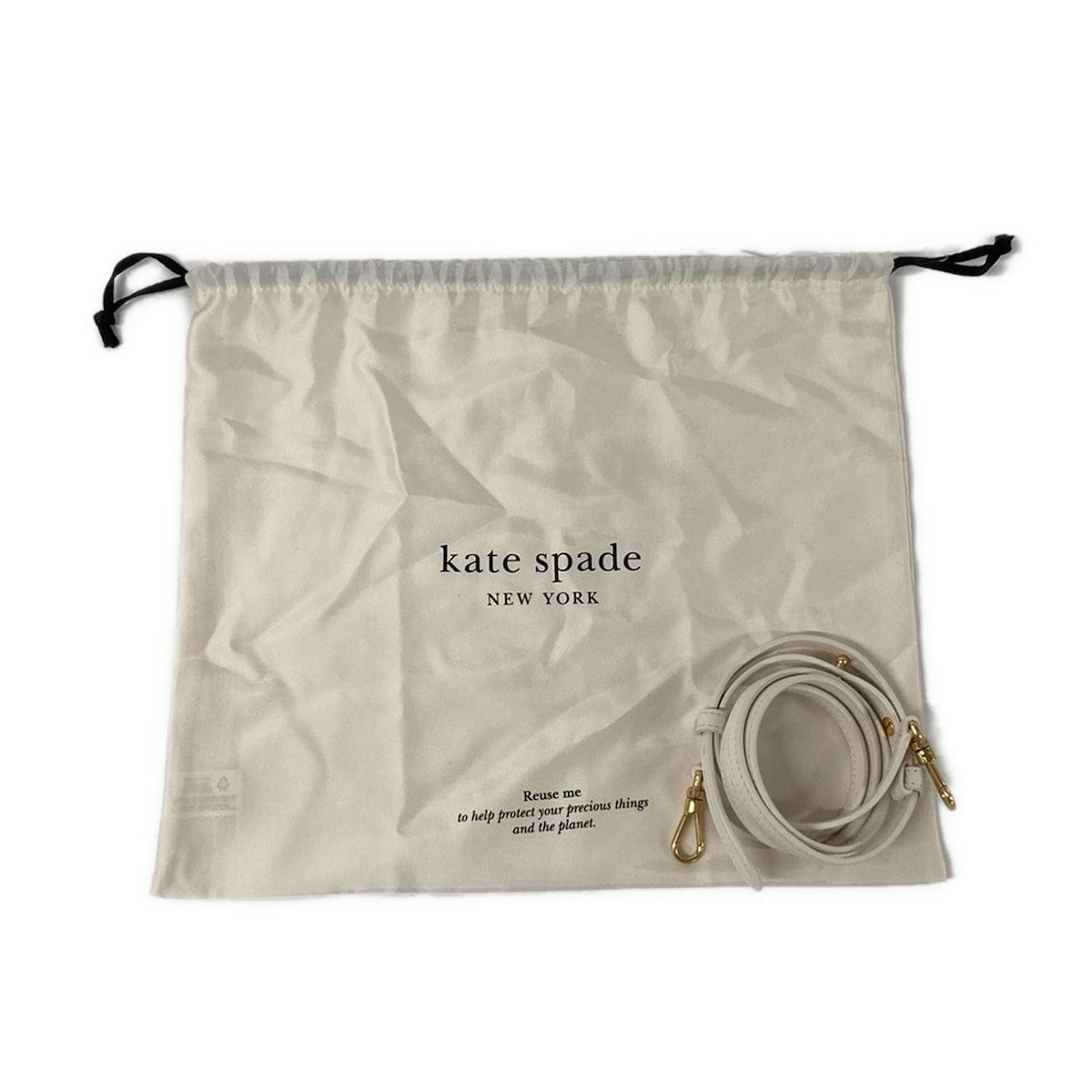 ケイトスペード ハンドバッグ ブライダル ウィッカー ブーケ ランタン クロスボディ KB278 ライトブラウン×アイボリー×ゴールド レザー DECORATOM_COM_BR