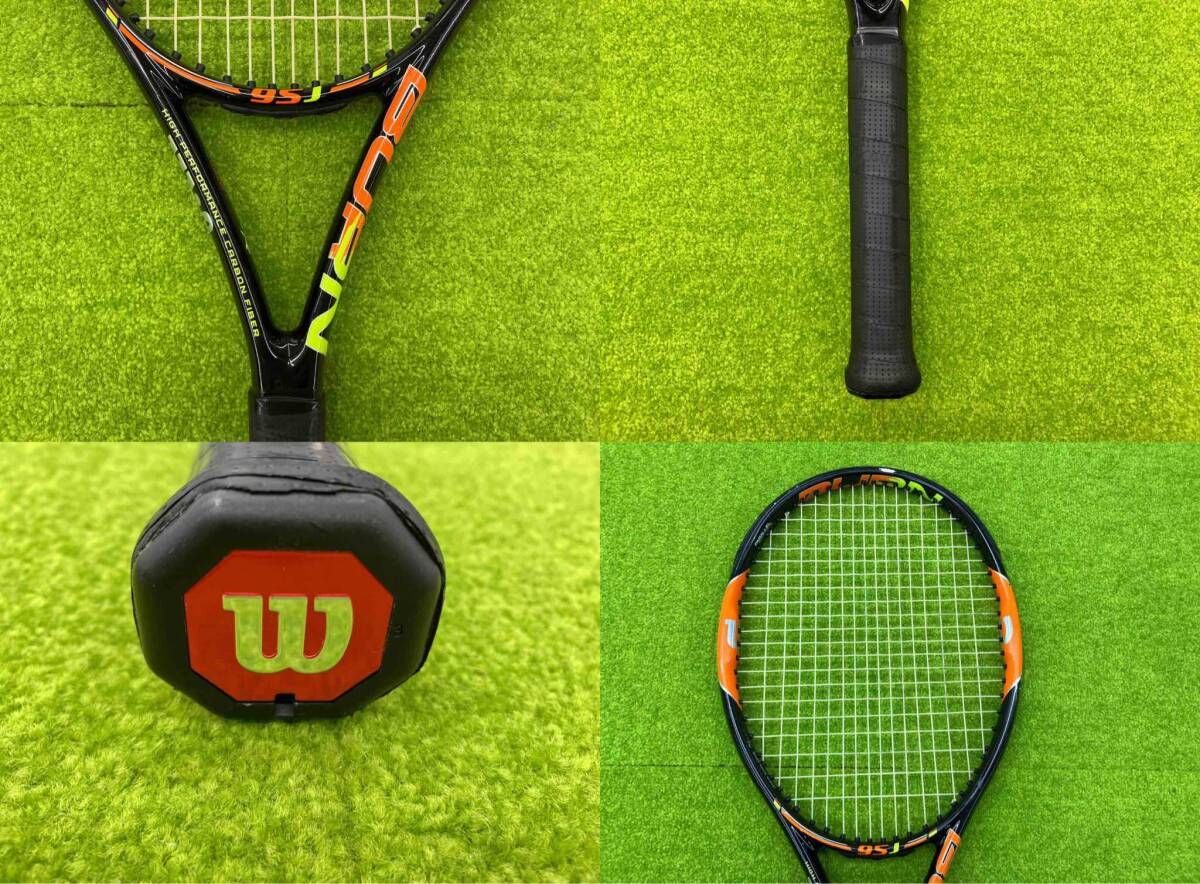 Wilson バーン95J グリップ3 Wilson/ウィルソン BURN 95J テニスラケット グリップサイズ 3 【公式