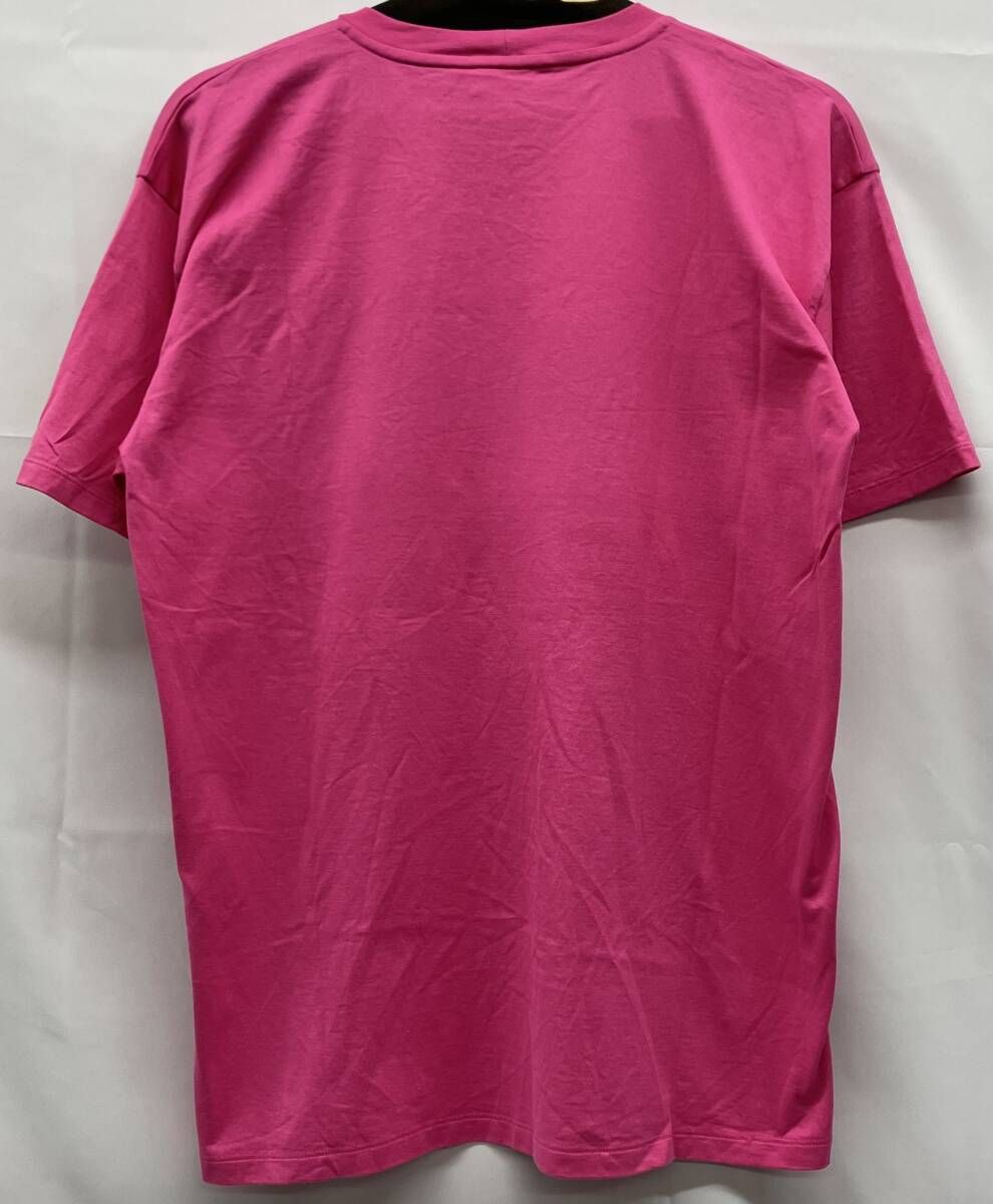 CELINE セリーヌ 半袖Tシャツ ピンク XSサイズ プリントデザイン ロゴプリント