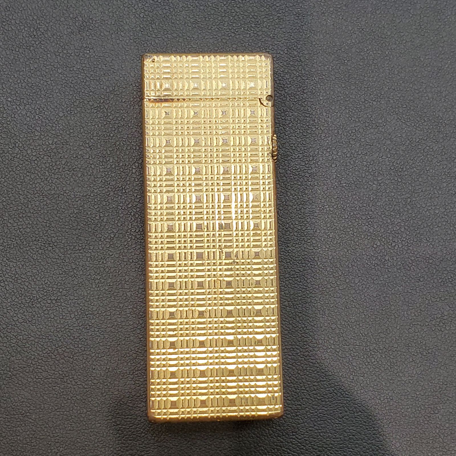 ダンヒル ライター dunhill ゴールド ガス式ライター ジャンク 金色
