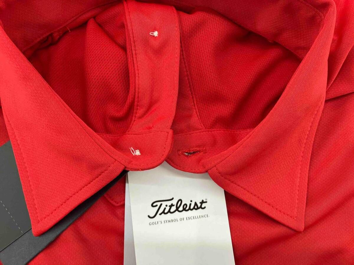 Titleist タイトリスト メンズゴルフウェア Lサイズ 赤